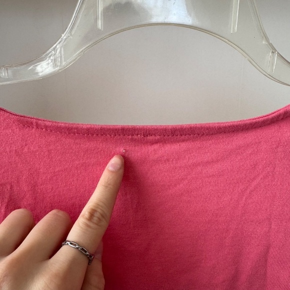 FREE PEOPLE Pink Kitty Tee - Picture 9 of 9